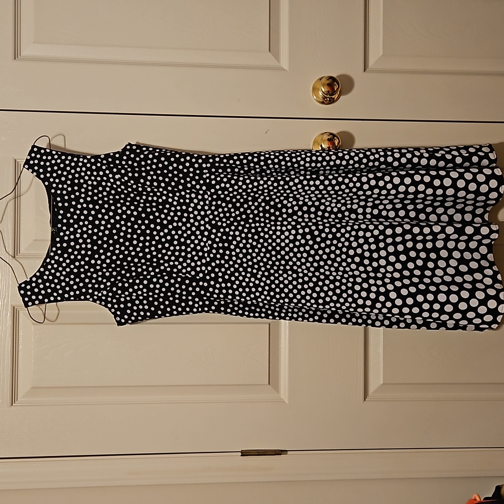 3/$18 - Black Polka Dot Dress